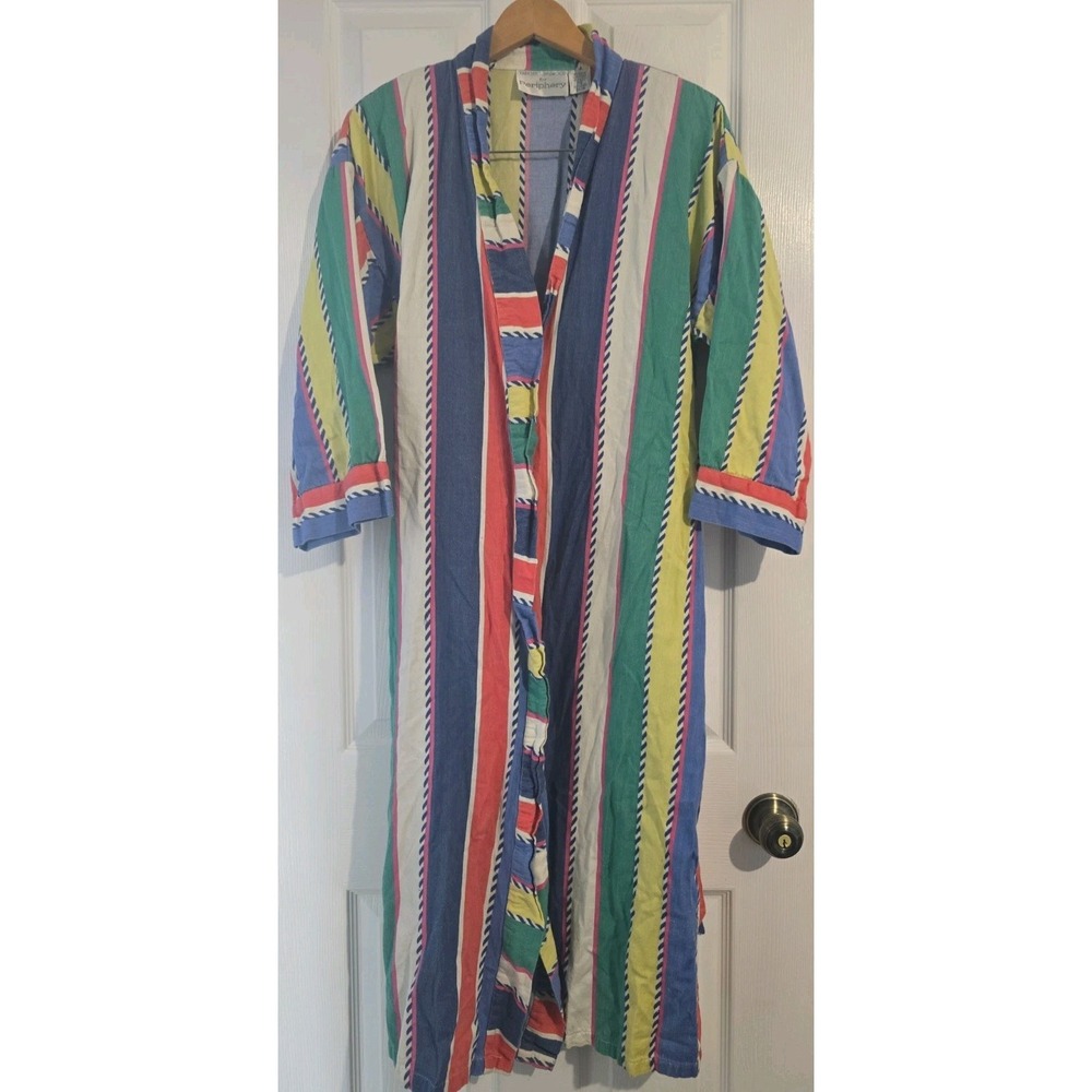 Kathleen Usherwood for Periphery Multi- Colored Robe Long Sleeve Size P/S